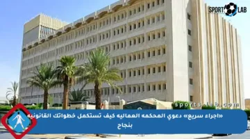 «إجراء سريع» دعوى المحكمة العمالية كيف تستكمل خطواتك القانونية بنجاح